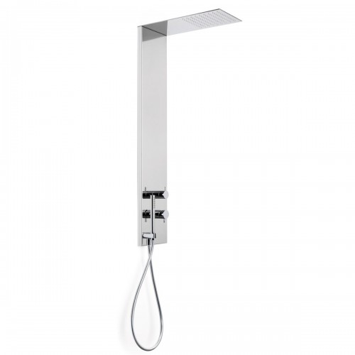 Stainless steel shower termostatic column