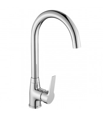 Miscelatore monocomando lavello monoforo con bocca girevole 