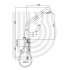 Miscelatore monocomando lavello monoforo con doccia estraibile