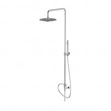 Colonna doccia in ottone telescopica h. 80/120 cm per esterno doccia