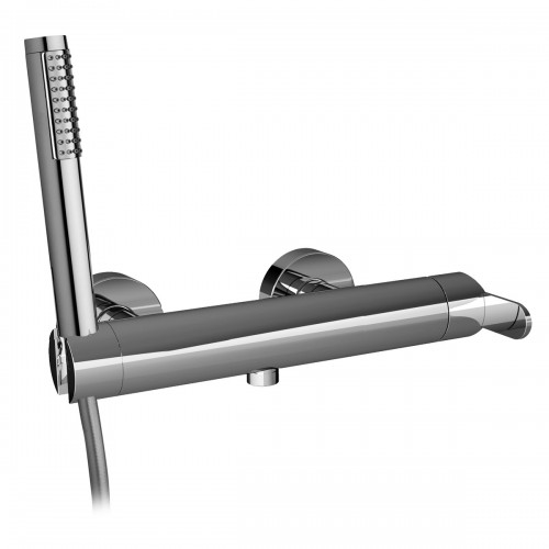 Single-lever external shower mixer  with flexible cm 150 and shower support