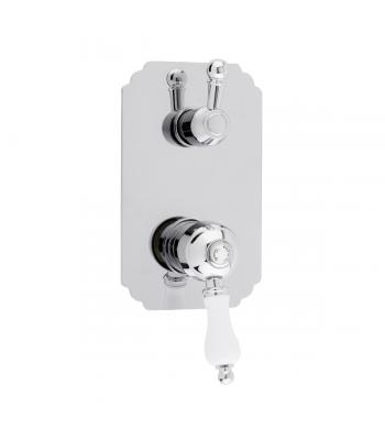 Built-in single-lever shower mixer with manual diverter 2 ways