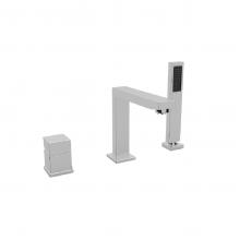 Batteria da bordo vasca 3 fori con doccia Batteria da bordo vasca 3 fori con doccia