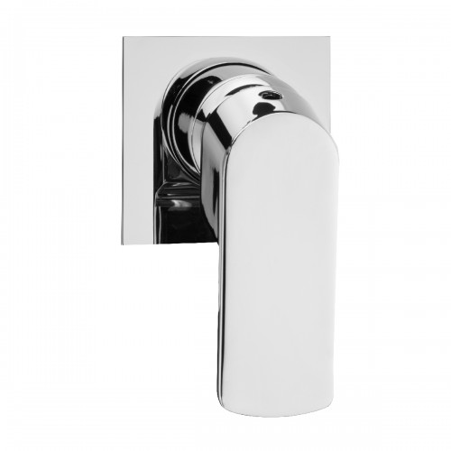 Built-in single-lever shower mixer - plate 70x70mm 1 way