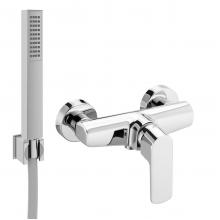 Miscelatore monocomando esterno doccia con flessibile cm 150, supporto e doccia