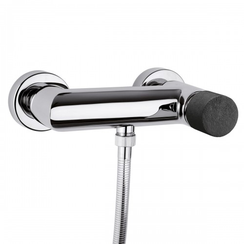 Single-lever external shower mixer without shower kit