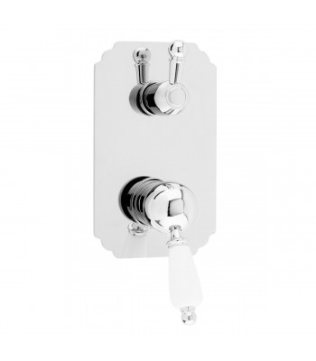 Built-in single-lever shower mixer with manual diverter 2 ways