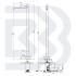 Miscelatore lavabo da pavimento freestanding