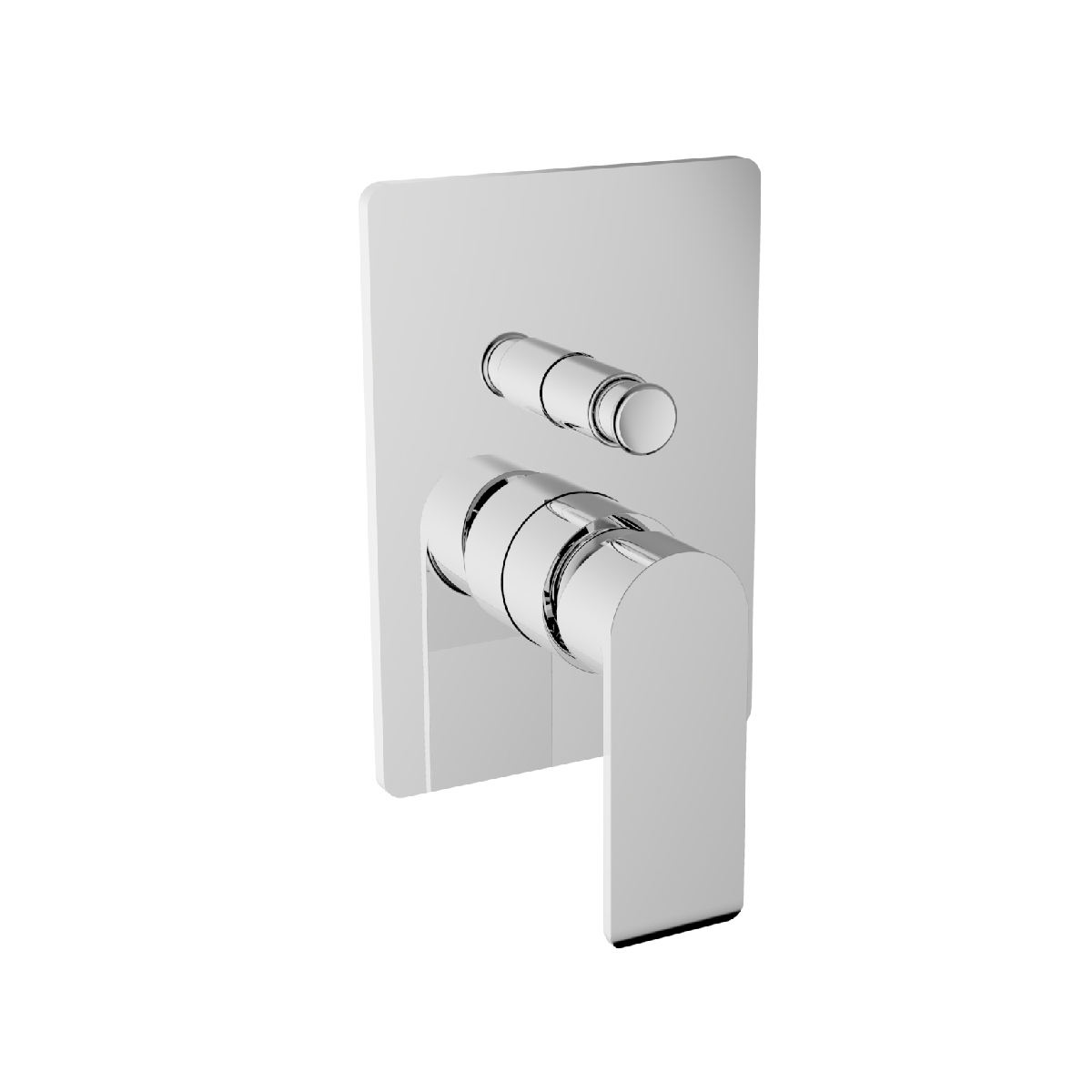 Builtin singlelever shower mixer with diverter 2 ways automatic