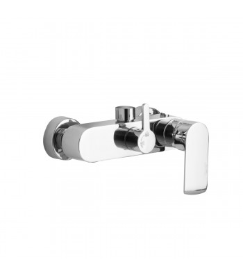 Single-lever external shower mixer upper exit without  shower kit