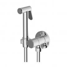 Rubinetto incasso tondo acqua fredda,  doccia shut off Mini e flessibile cm 120