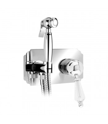 Vintage built-in mixer with water