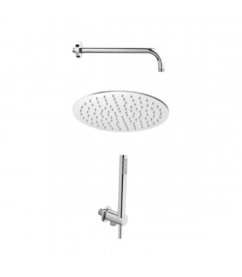 Round shower set complete with arm BRDMNL12000E