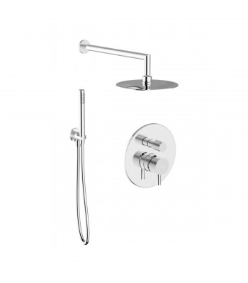Round shower set complete with arm BRDMNL13000