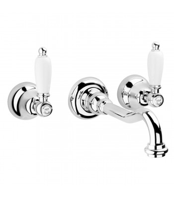 3 holes wash basin mixer wall mounted
