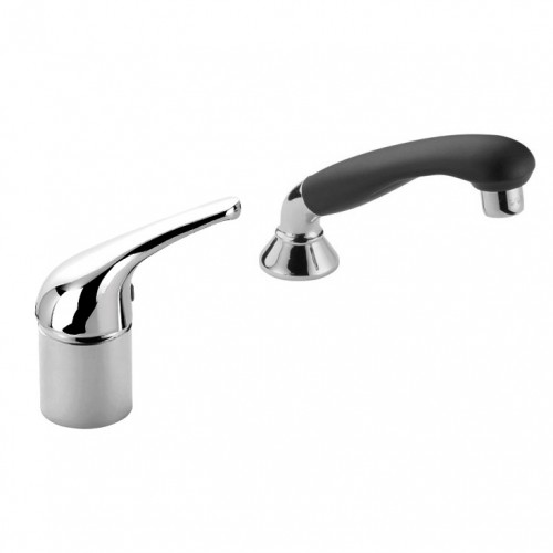 Single lever mixer for hairdresser