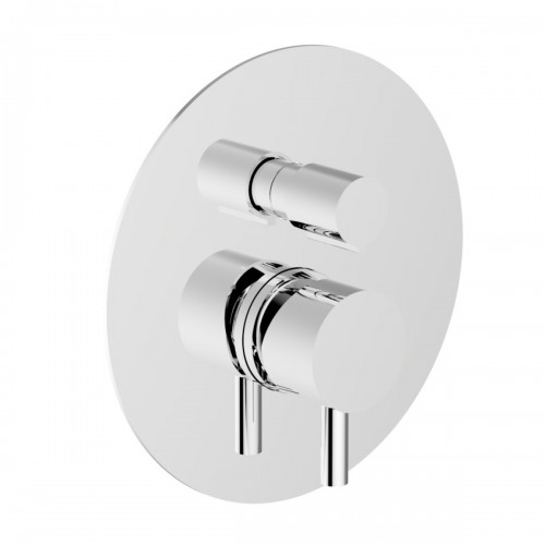 Built-in single-lever shower mixer with manua diverter 2 ways