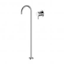 Single-lever basin mixer  freestanding with remote control