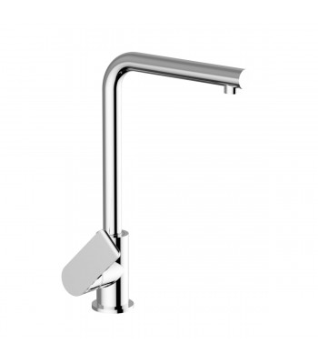 Single-lever one-hole sink mixer with swivel spout
