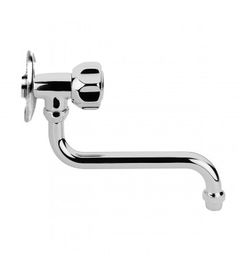 Sink pillar tap 1/2 with "S" ø 18-180 mm spout