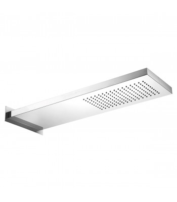 Soffione Prince in acciaio inox lucido 500x150 mm 1 getto