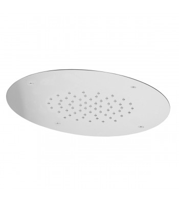 Concealed Stainless Steel shower head ø 440 mm with 1 function: rain