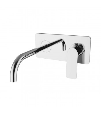 Build in wash basin mixer without pop-up waste