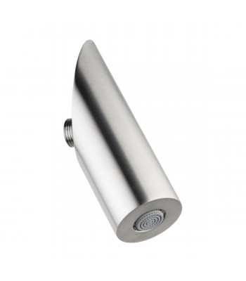 Soffione Iconic small cilindrico a parete  Ø 50 con aeratore pioggia.