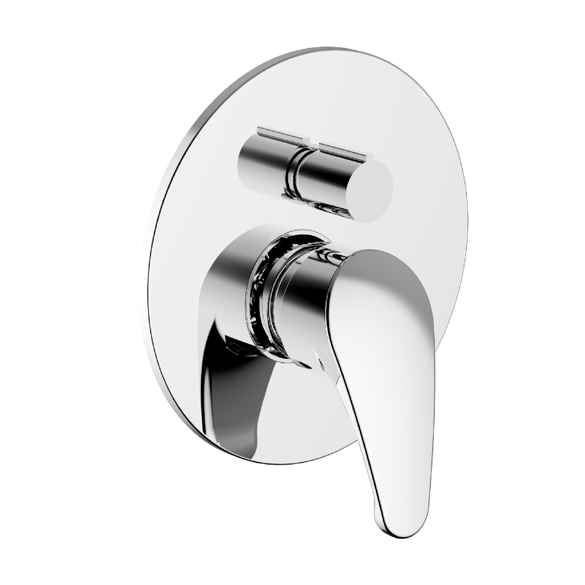 Builtin singlelever shower mixer with diverter 3 ways manual