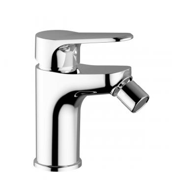 Single-lever bidet mixer with 1” 1/4” pop-up waste