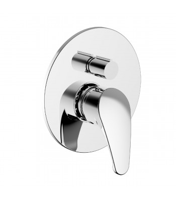 Built-in single-lever shower mixer with manual diverter 2 ways