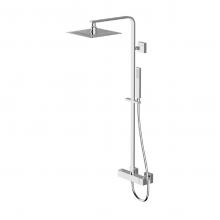 Miscelatore esterno doccia con colonna e soffione 250X250 Miscelatore esterno doccia con colonna e soffione 250X250
