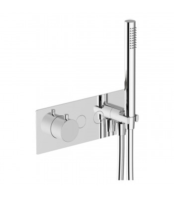Thermostatic built-in mixer with 2 ways diverter