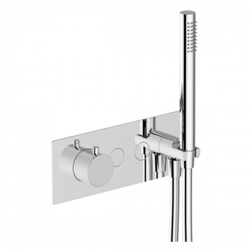 Thermostatic built-in mixer with 2 ways diverter