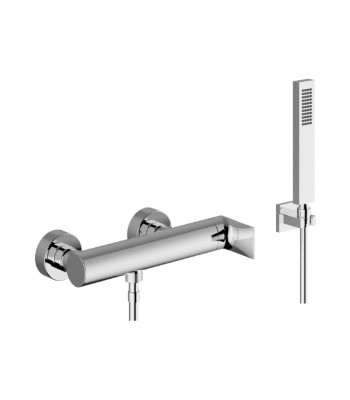 Miscelatore monocomando  esterno doccia con flessibile  cm 150, supporto e doccia