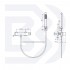 Miscelatore monocomando  esterno doccia con flessibile  cm 150, supporto e doccia