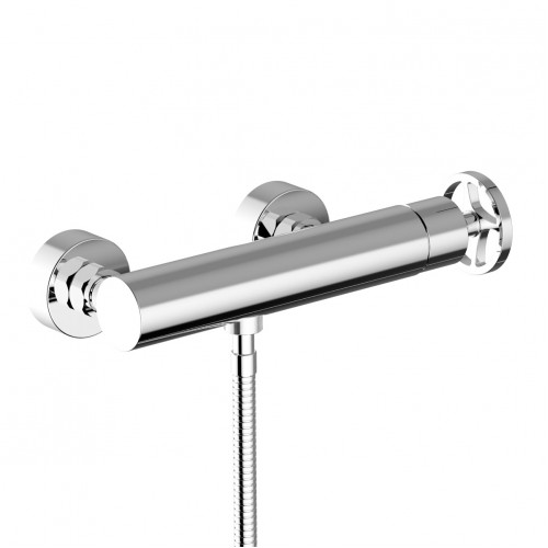 Single-lever external shower mixer without shower kit