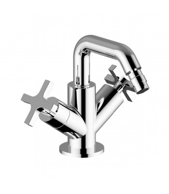 One hole bidet mixer with 1”1/4 clic-clac waste