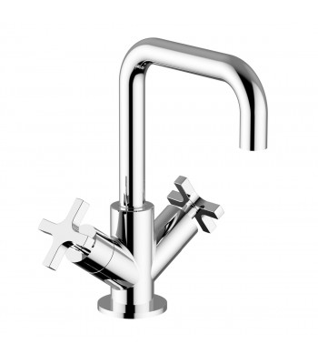 One hole basin mixer with 1”1/4 click clack waste