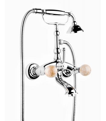 Gruppo vasca esterno con kit doccia