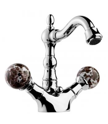 Lavabo monoforo con scarico - 1” 1/4” a canna corta