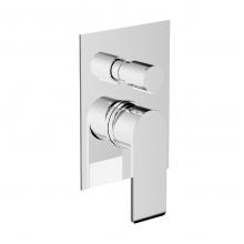 Built-in single-lever shower mixer with manual diverter 3 ways