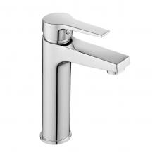 Single lever basin mixer prolungated with 1”1/4 clic-clac