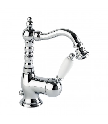 Single-lever bidet mixer with - 1” 1/4” pop-up waste
