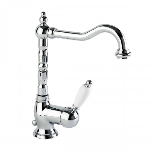 Single-lever basin mixer with - 1” 1/4" pop-up waste
