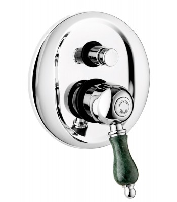 Built-in single-lever shower mixer with diverter
