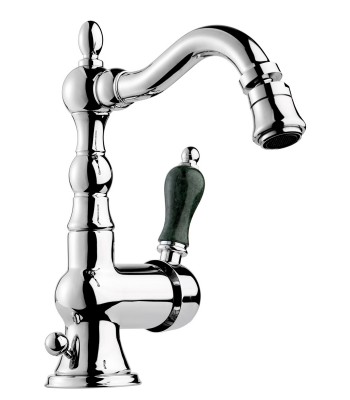 Single-lever bidet mixer with 1” 1/4” pop-up waste