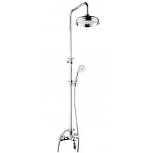 Miscelatore monocomando esterno doccia con colonna e soffione ø 200 Miscelatore monocomando esterno doccia con colonna e soffione ø 200