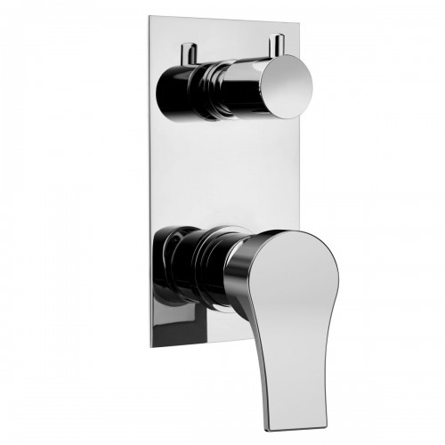 Built-in single-lever shower mixer with manual diverter 4 ways