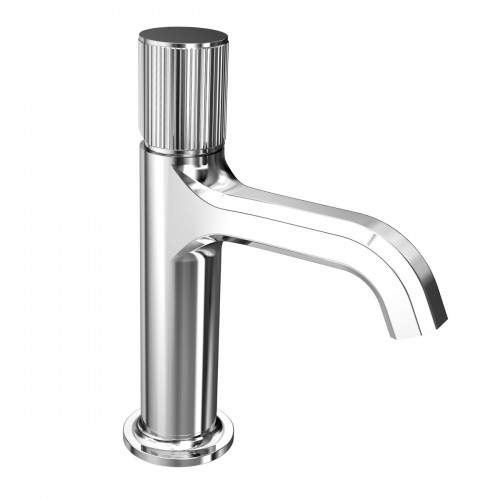 Single-lever basin mixer with clic-clac waste